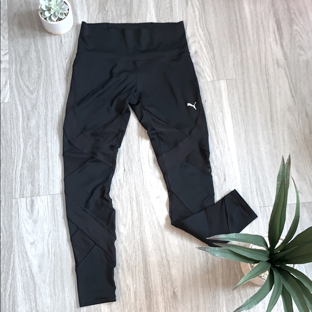 Puma Dry Cell Hi-Rise Leggings w/ Mesh Cutouts